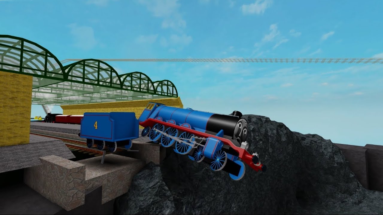 THOMAS AND FRIENDS Driving Fails Thomas and Diesel10 Fell into the Mine 7