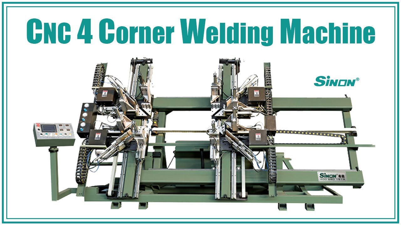 CNC Type Automatic Vertical 4 Corner Welding Machine for uPVC Window and Door Frame Corner Sealing