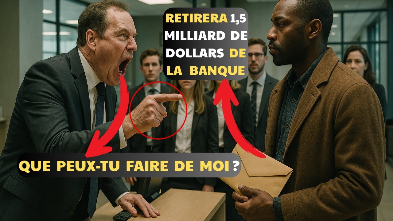 Un directeur de banque humilie un homme noir au guichet... Son fonds de 1,5Md$ vide l'agence !