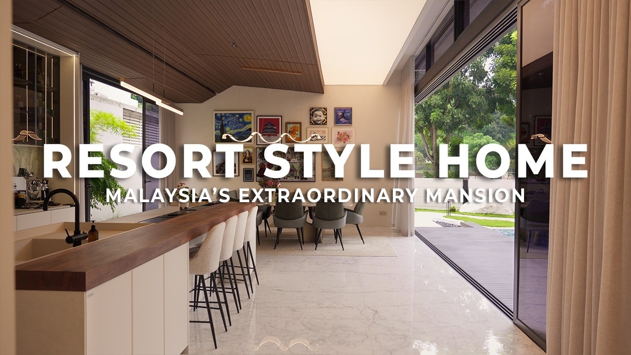 This Family Home Has It All | Basketball Court, Pool & Hidden Lounge | Modern Luxury |InteriorDesign