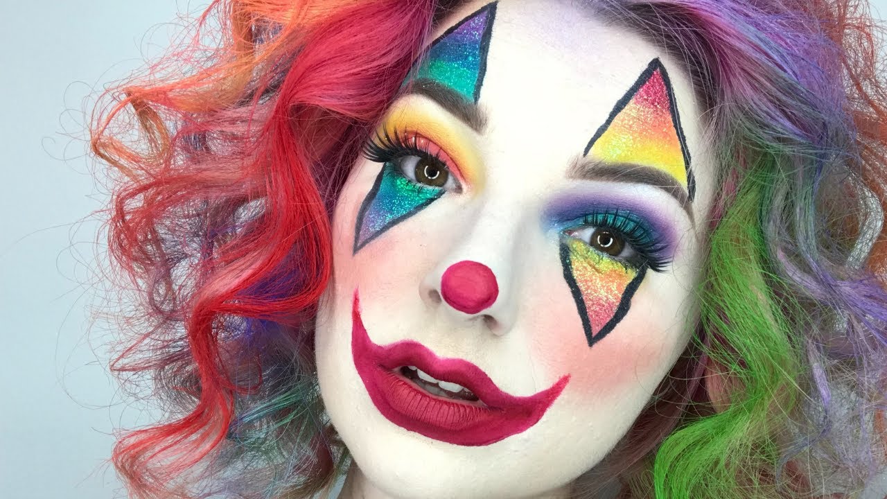 Colorful Clown Makeup Tutorial!!! ll Halloween Looks