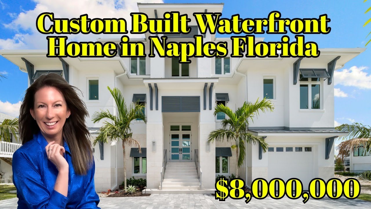 INSIDE a Custom $8M Waterfront Home in Naples, Florida | 273 Trade Winds Ave