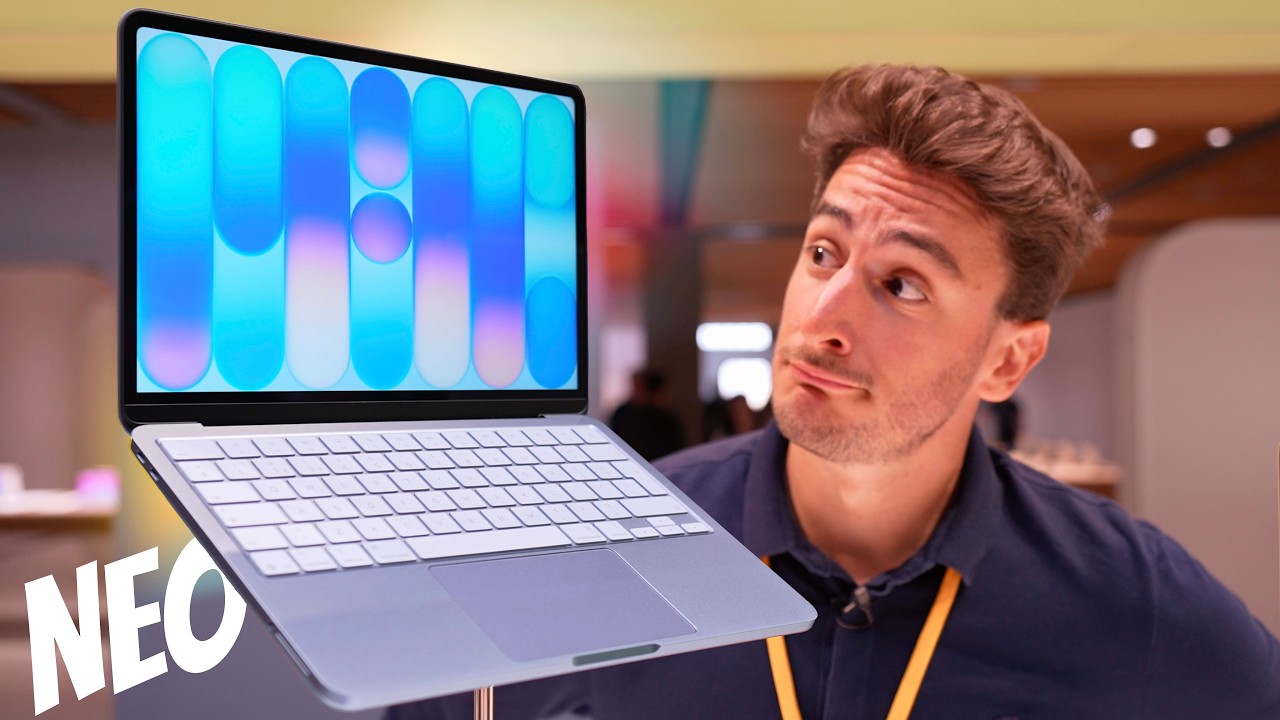 J'ai pris en main le MacBook Neo à 699€ en avant-première !