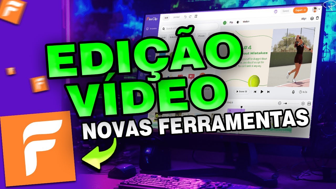 FLEXCLIP novas ferramentas de EDIÇÃO de VÍDEO para melhorar seu conteúdo