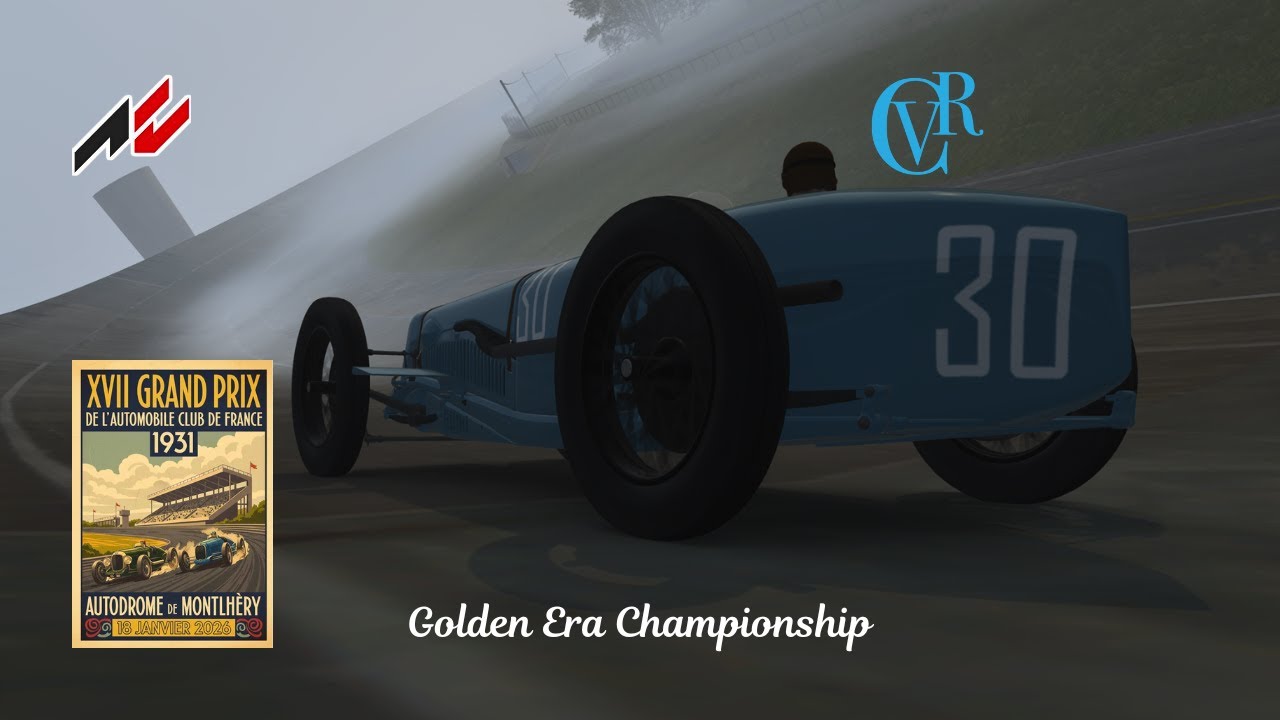 1931 GP FRANCE AT MONTLHERY GOLDEN ERA CHAMPIONSHIP ASSETTO CORSA