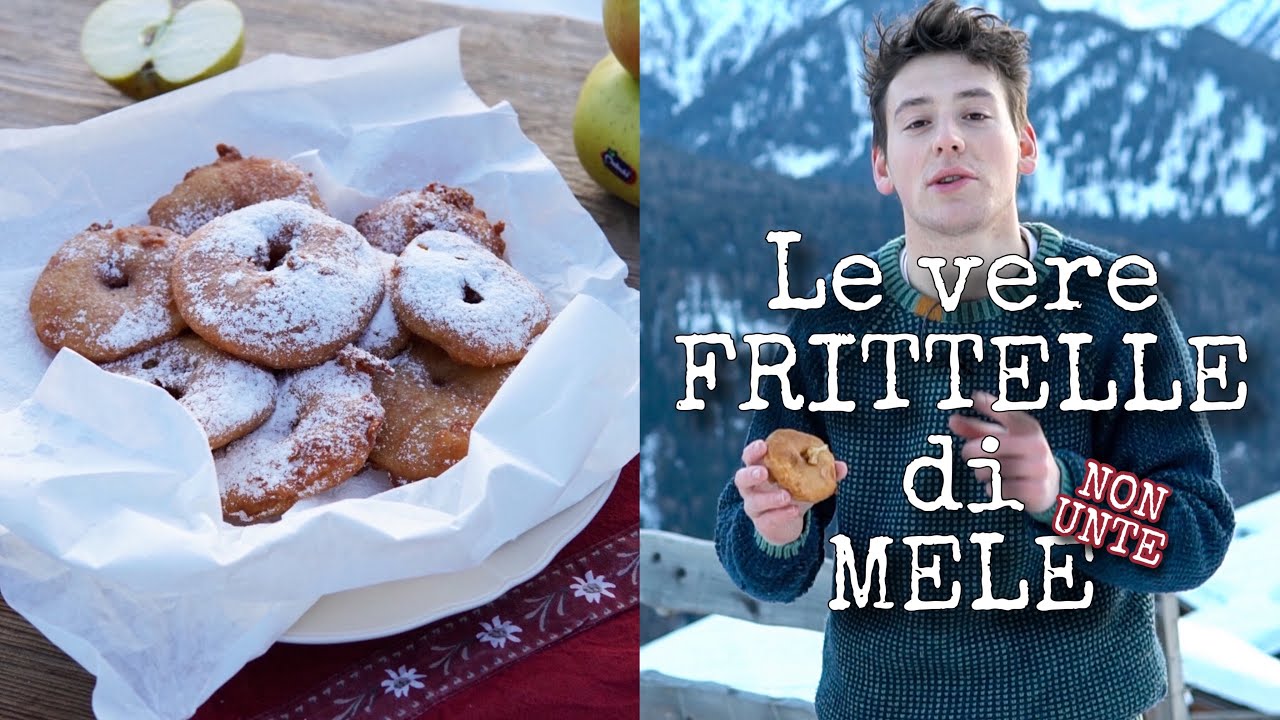 FRITTELLE DI MELE DELIZIOSE E NON UNTE - ricetta facile e veloce - RICETTA per CARNEVALE - Trentino