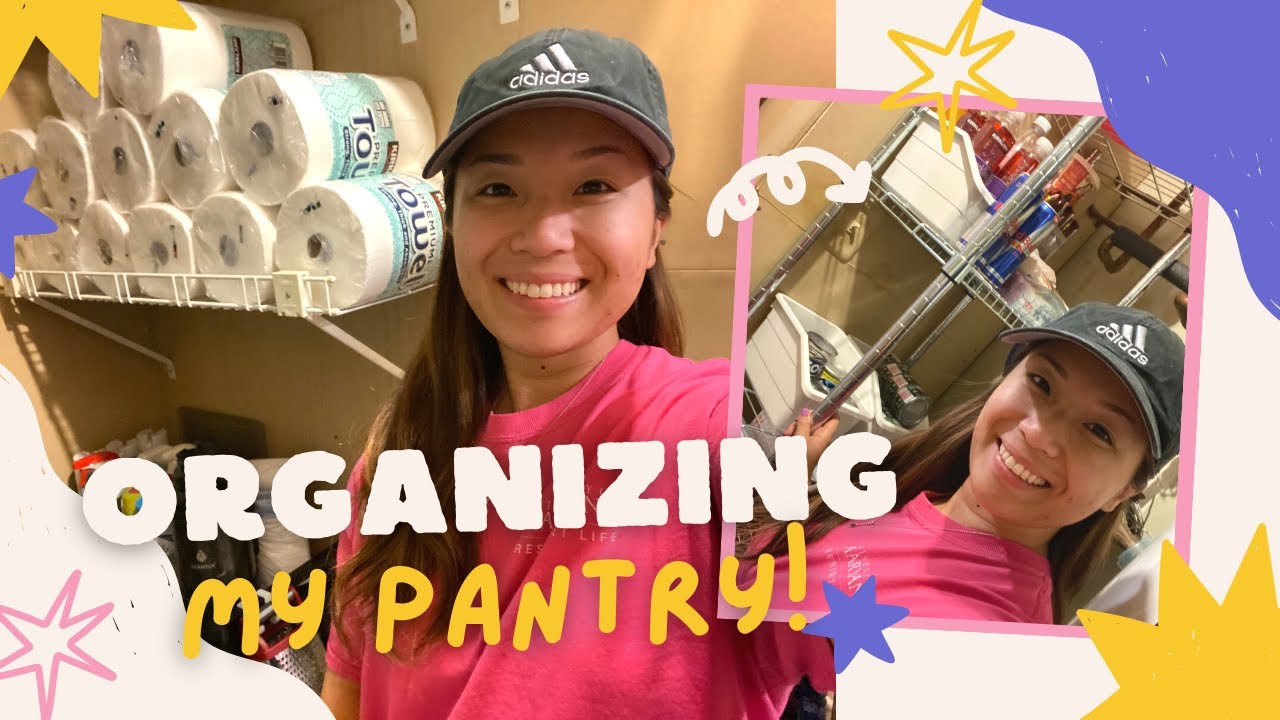 Organizing a Pantry with IKEA's OMAR Shelving Units! 🧹 🧽