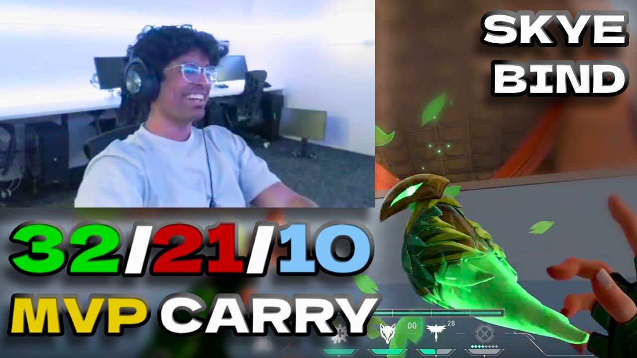 How to CARRY WITH SKYE on BIND *32 KILLS MVP* (Full Gameplay VOD)