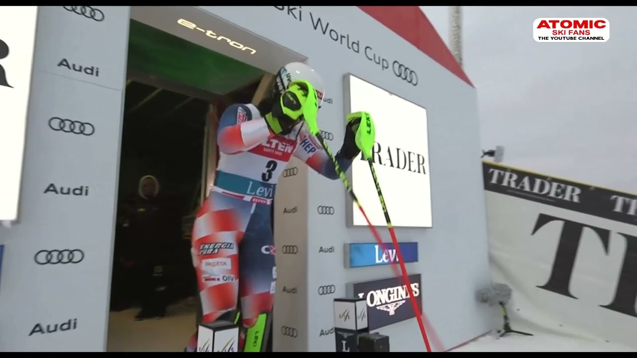Leona Popović 🇭🇷 - Levi women slalom, Nov 11, 2023, both runs