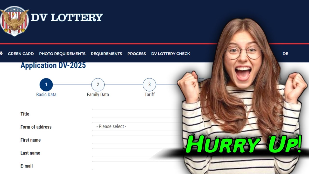 How to Apply DV Lottery 2025 Application form online | Green Card Lottery | US Immigration Update