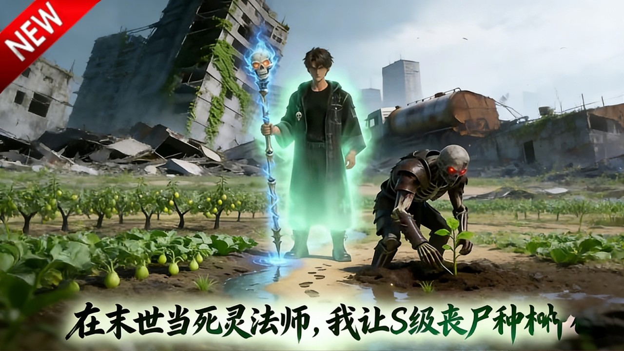 💥【新番上线】穿越末日被赶出家，觉醒死灵法师，开荒种粮建末世绿洲！《在末世当死灵法师，我让S级丧尸种树》全集 Multi SUB #热血 #漫剧 #动漫魔女
