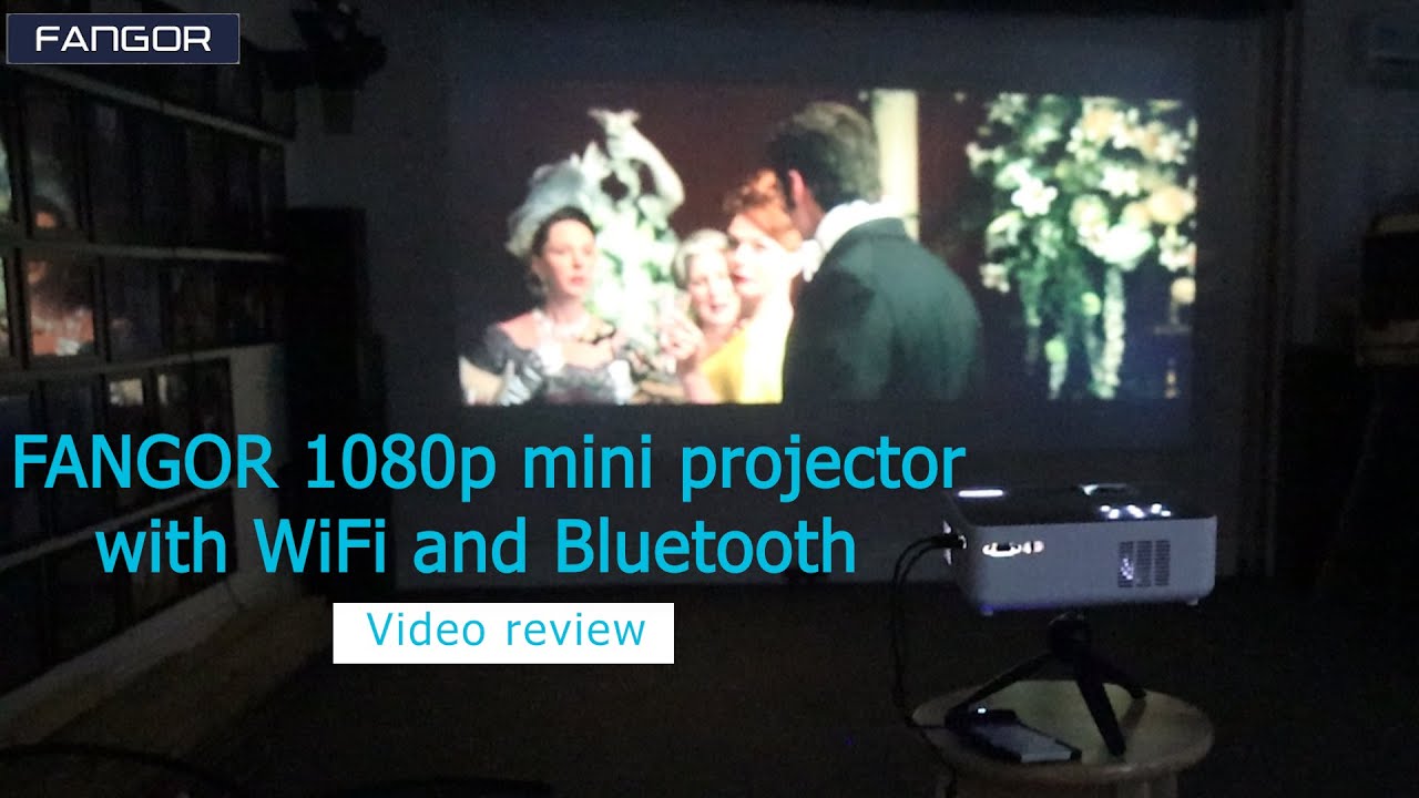 Видеообзор мини-проектор FANGOR F506 1080p HD LCD с Wi-Fi, Bluetooth и поддержкой видео от Бенсона Чика
