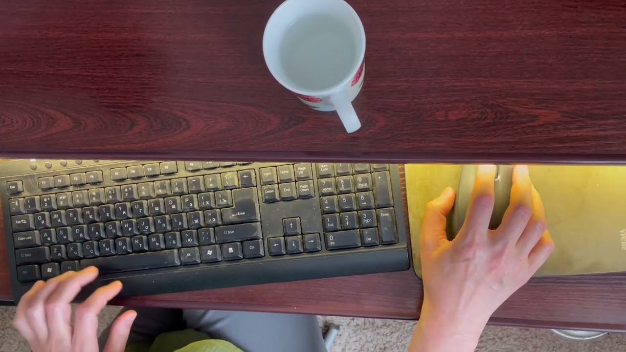 Keyboard Typing & Mouse Sounds | Real Work Session