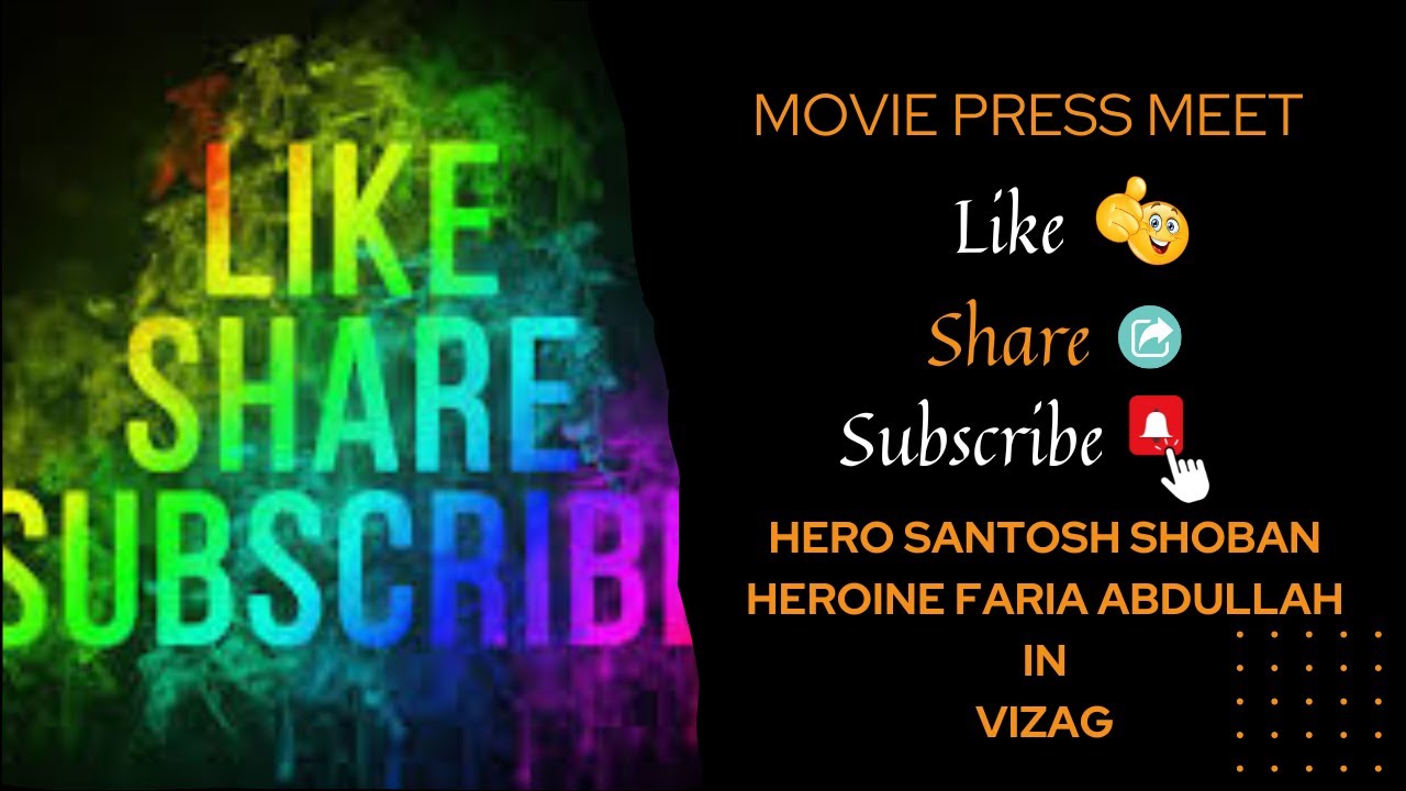 Like Share and Subscribe Movie Promotions in Visakhapatnam