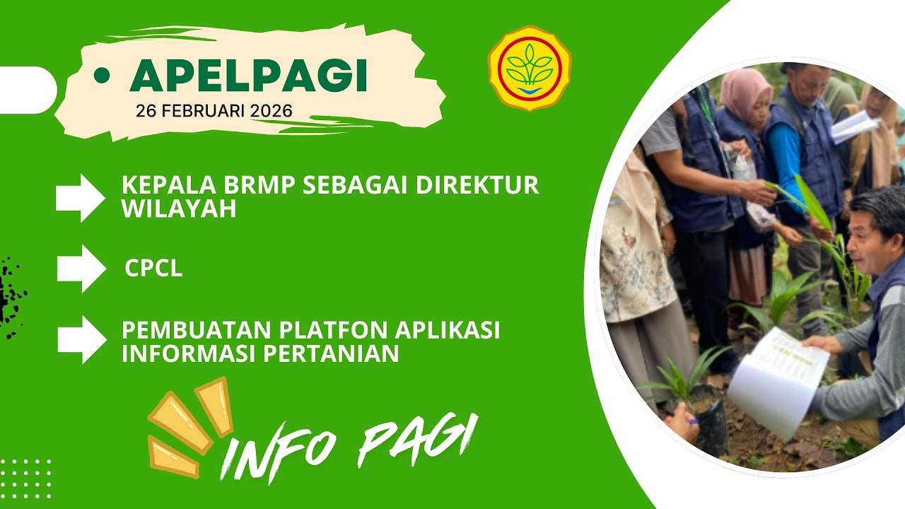 KEPALA BRMP SEBAGAI KOORDINATOR WILAYAH !! #penyuluhanpertanian #kementerianpertanian #bppsdmp #BRMP