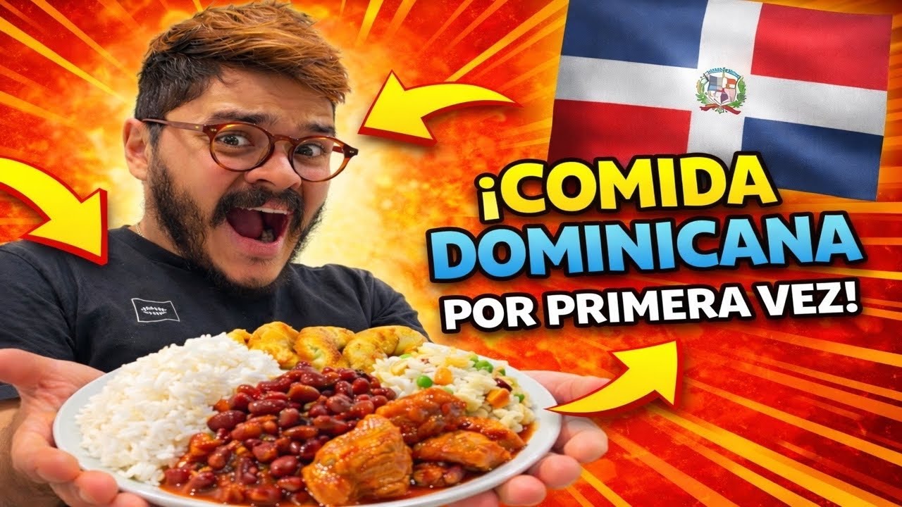 Probando comida CALLEJERA y TIPICA de REPUBLICA DOMINICANA| 🇩🇴 🐷