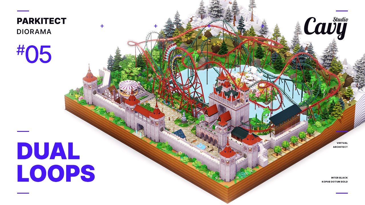 🎢 현실에도 있는 비현실적인 코스터 | 파키텍트 디오라마 : 듀얼 루프