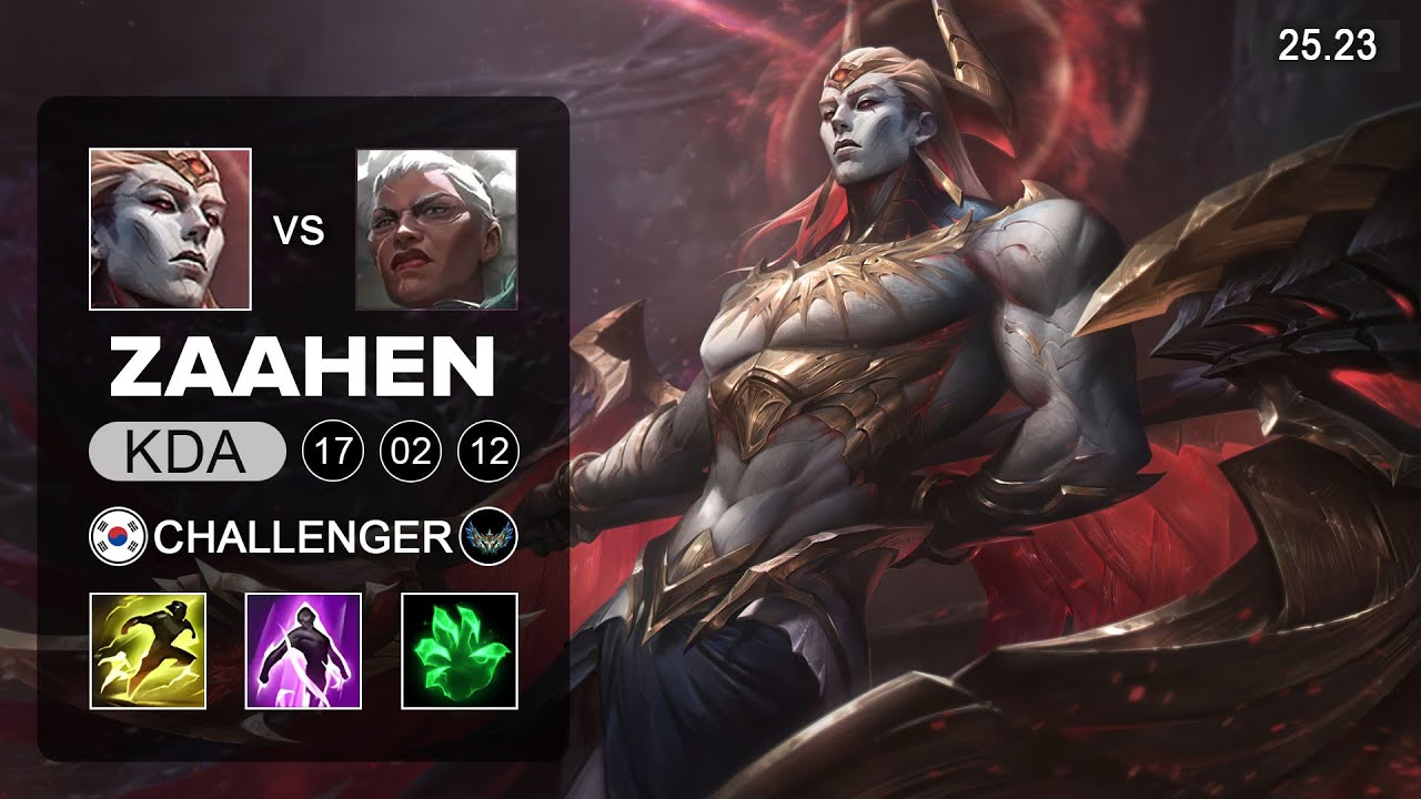 Zaahen vs Ambessa Top - KR Challenger - Patch 25.23 Season 15