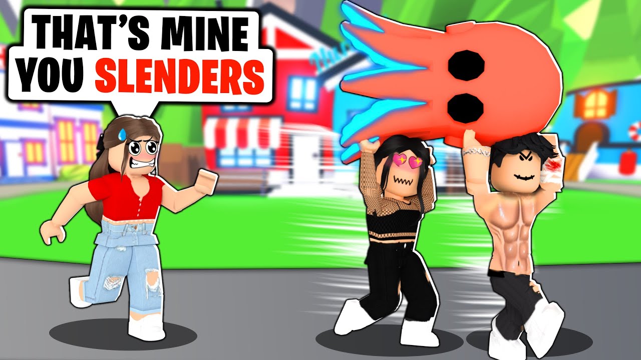 *SLENDERS* KIDNAPPED Our MEGA NEON OCTOPUS! (Roblox Adopt Me)