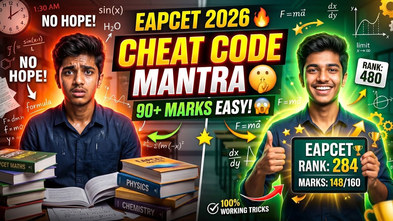 Cheat Codes for eamcet 2026|TS/AP  Eamcet 2026 |TG EAPCET 2026|AP EAMCET 2026|#cheatcode #eamcet2026
