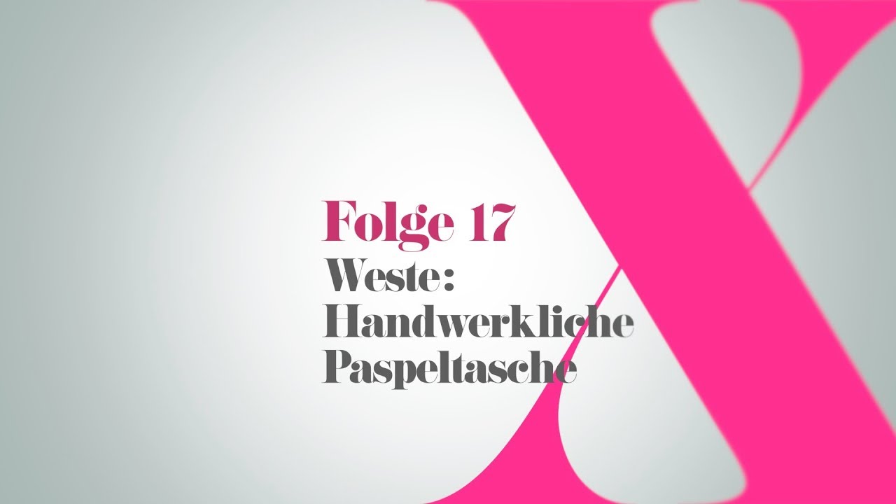 Doris&Su Folge 17: Handwerkliche Paspeltasche