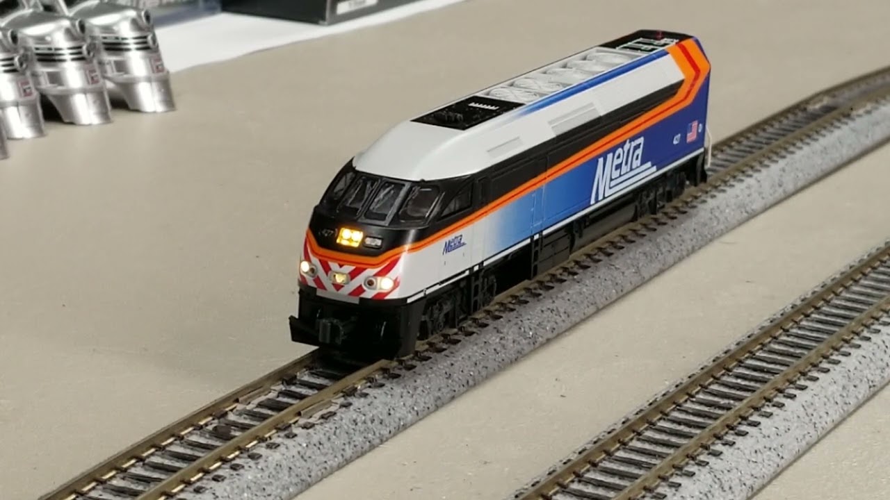 Kato N scale Metra MP36 with ESU LokSound V5 nano installed
