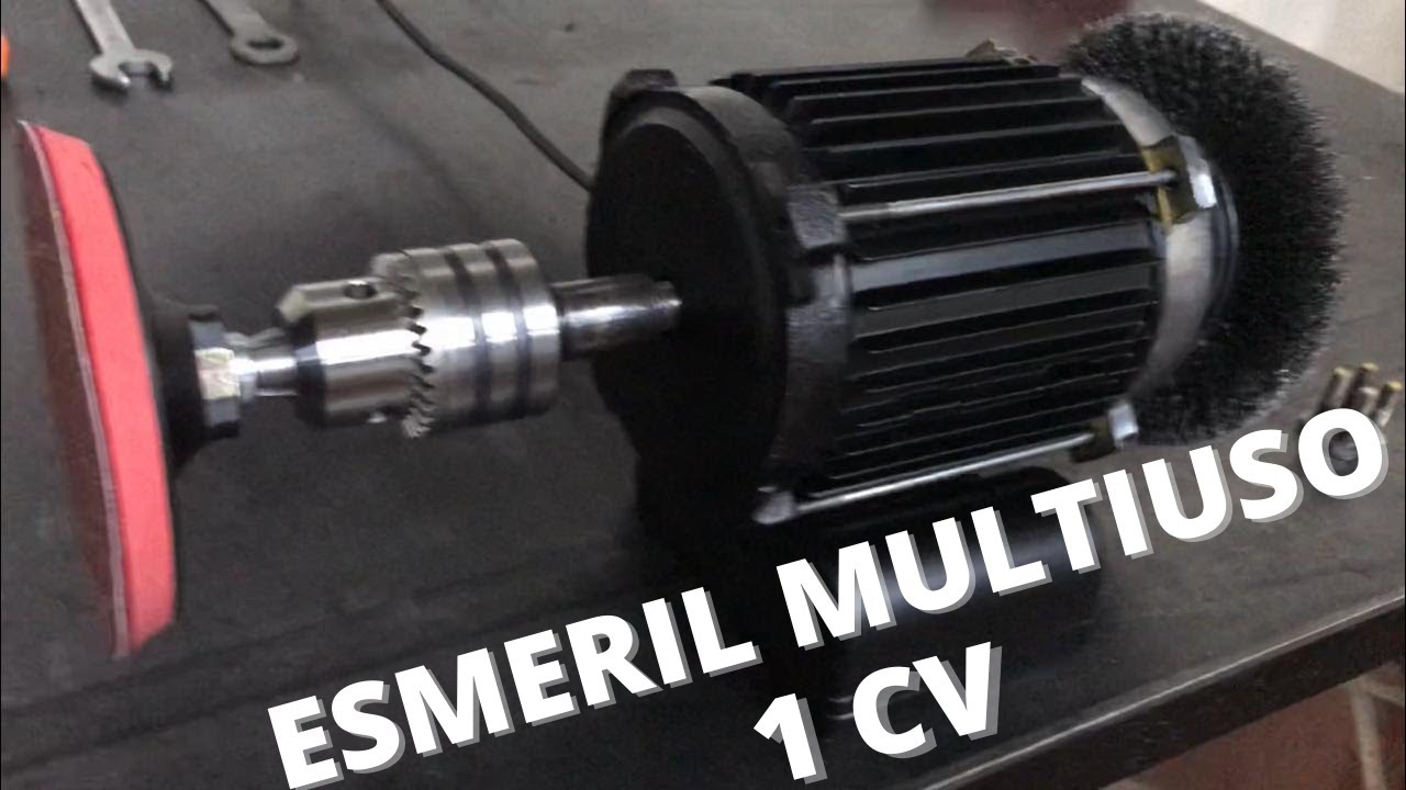 ESMERIL EIXO DUPLO COM MANDRIL / TROCA DE ROLAMENTO MOTOR ELETRICO ESMERIL