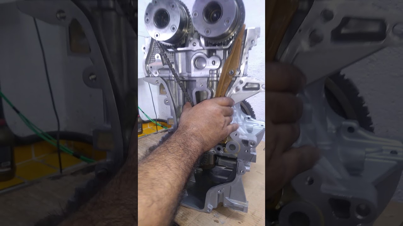Ponto da corrente de comando do Sandero 2018 1.0  12v 3 cilindros