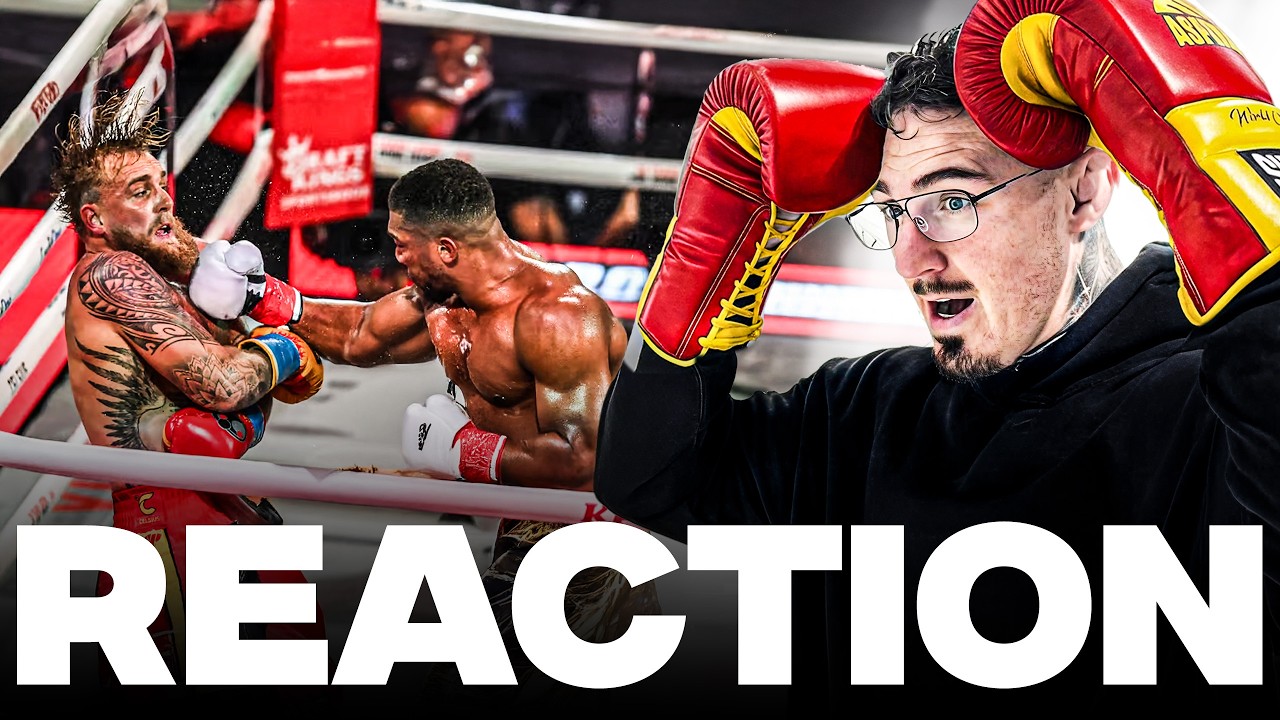 Tom Aspinall Reacts to Jake Paul knockout by Anthony Joshua