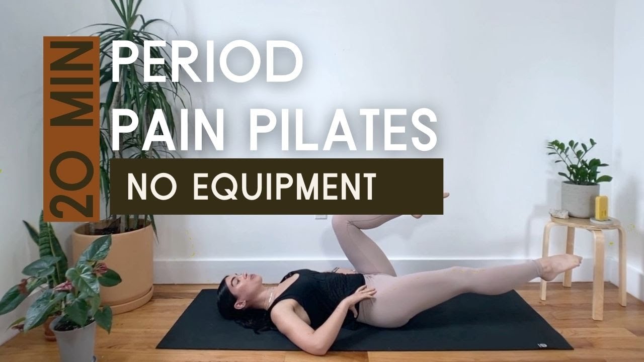 Period Pain Relief Exercises + Gentle Core Pilates (under 20 minutes!)