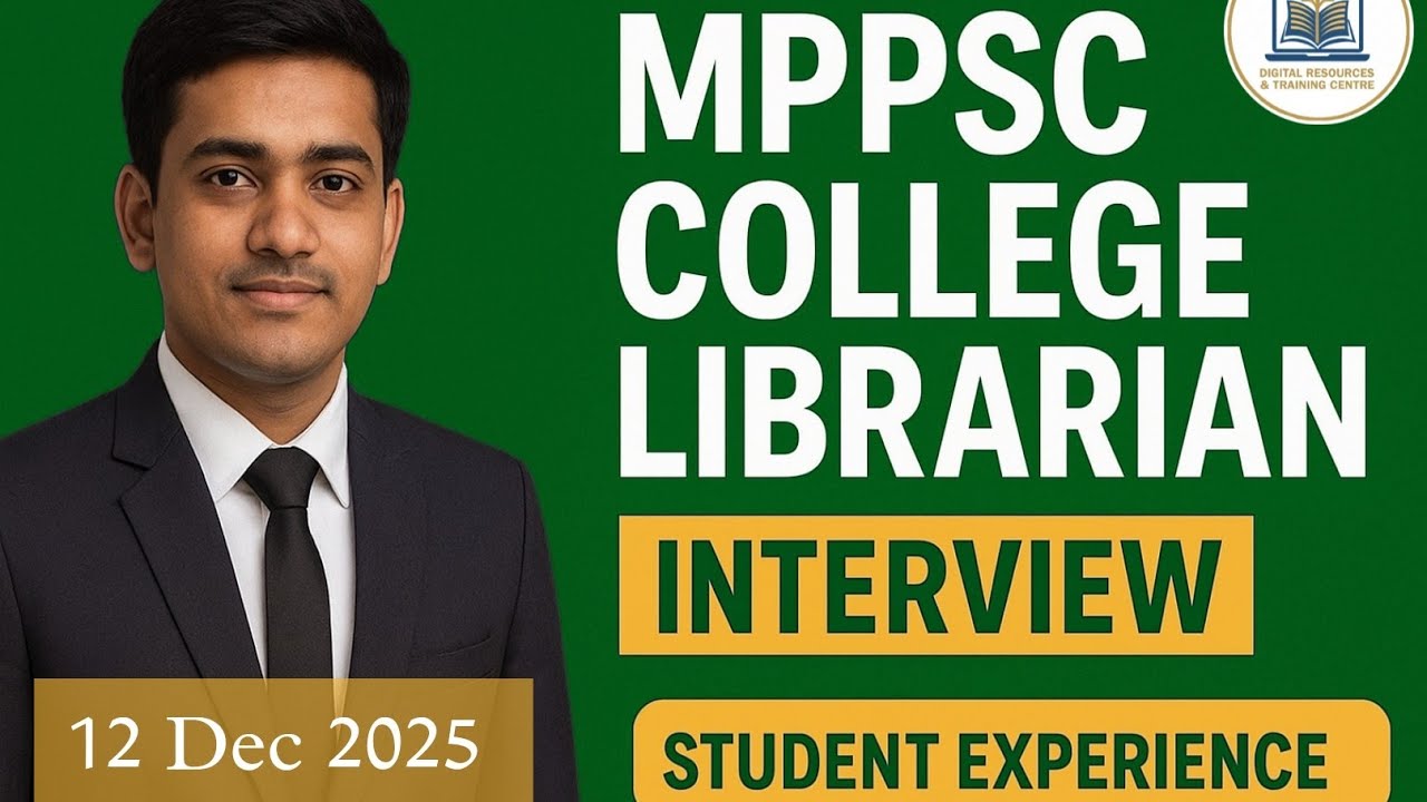 MPPSC Librarian Interview 2025 | Interaction with Mr. Sandeep #librarianpreparation #librarian