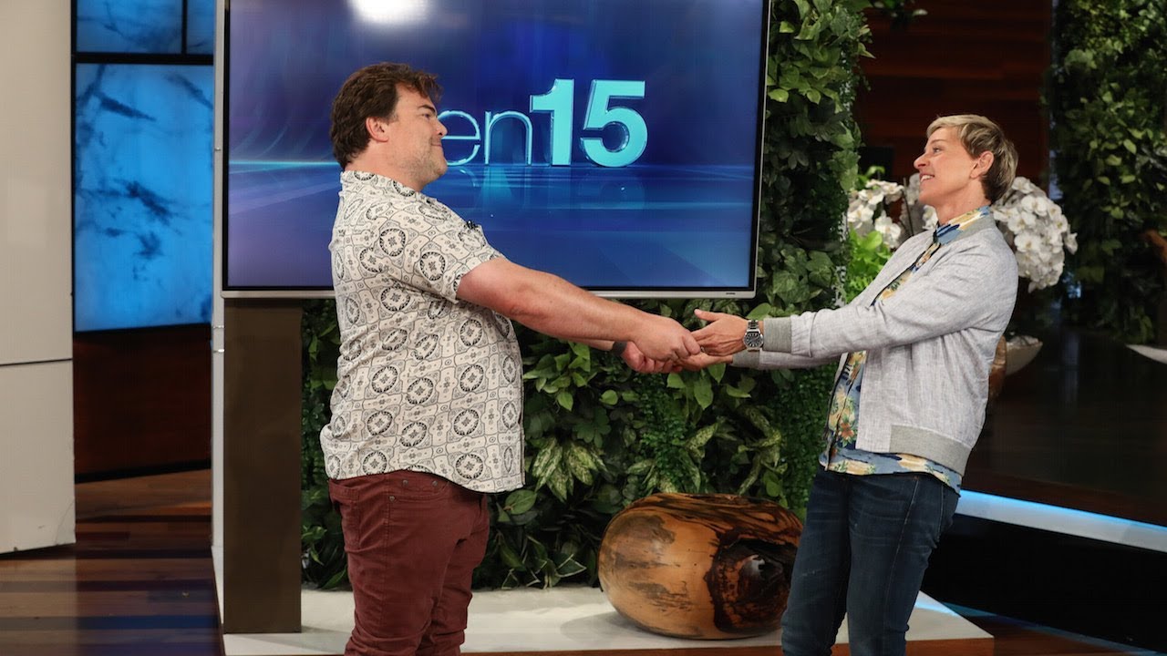 Jack Black Makes an Unexpected Visit to Ellen!