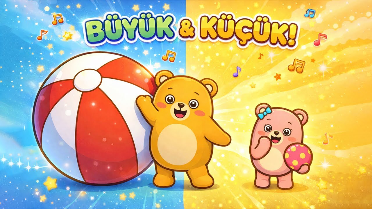 Büyük & Küçük Şarkısı 🎶 | Hızlı & Yavaş | Yukarı & Aşağı 😊 | Tobi & Lumi
