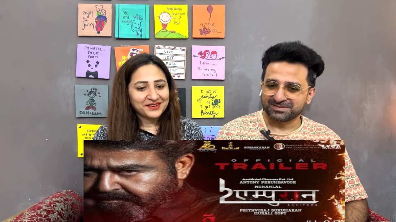 Pakistani Reacts to L2: Empuraan - Official Trailer | Releasing at PVR INOX on March 27