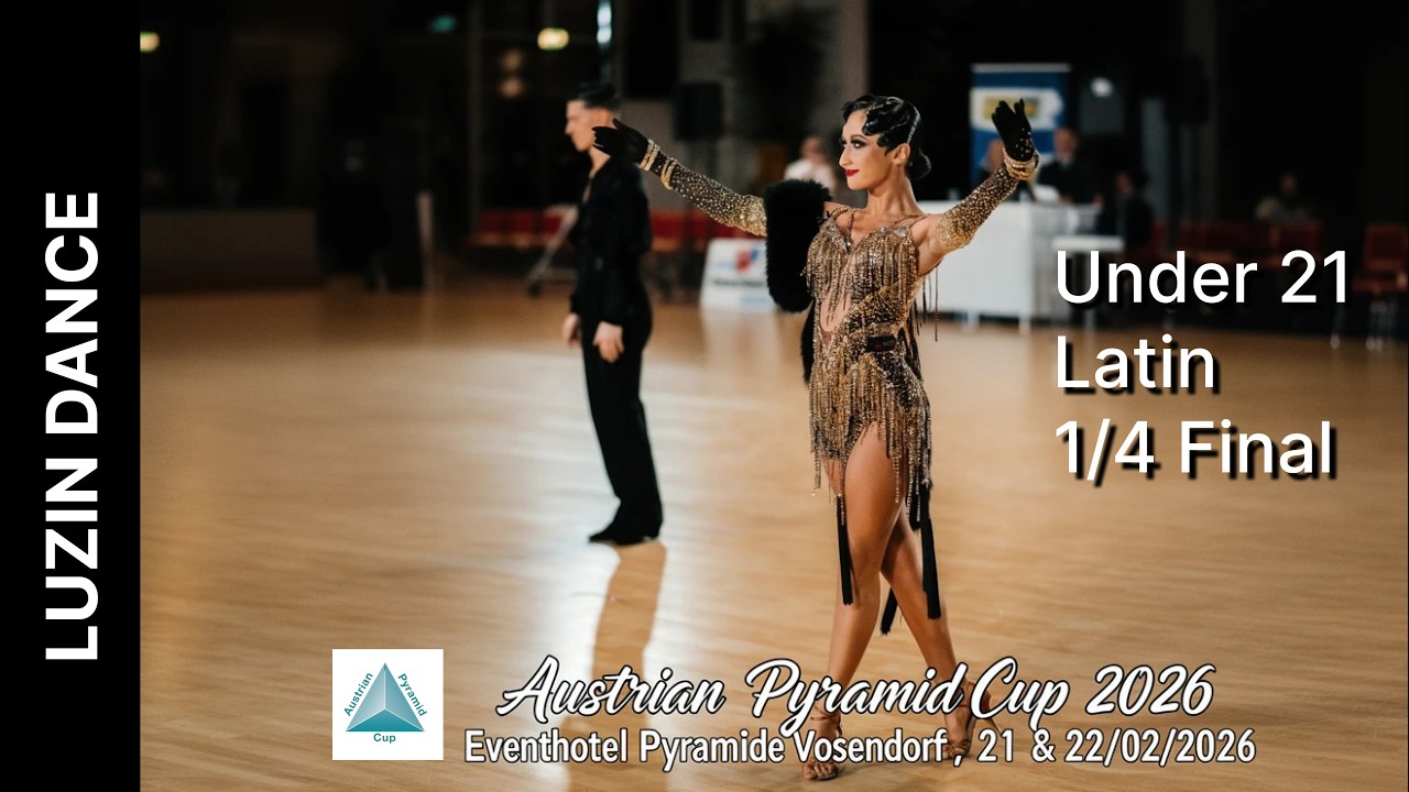 Oleksii Luzin & Yeva Shabatko: Austrian Pyramid Cup 2026, WDSF Open Under 21 Lat 1/4 fin