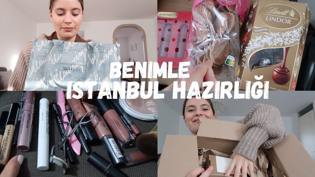 İstanbul İçin Bavul Hazırlama, 2 Haftalık Alışveriş, Çantamda Neler var, 7 Günlük Tatil Başlasın🕺🏻
