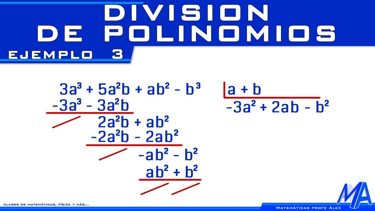 División de polinomios | Ejemplo 3
