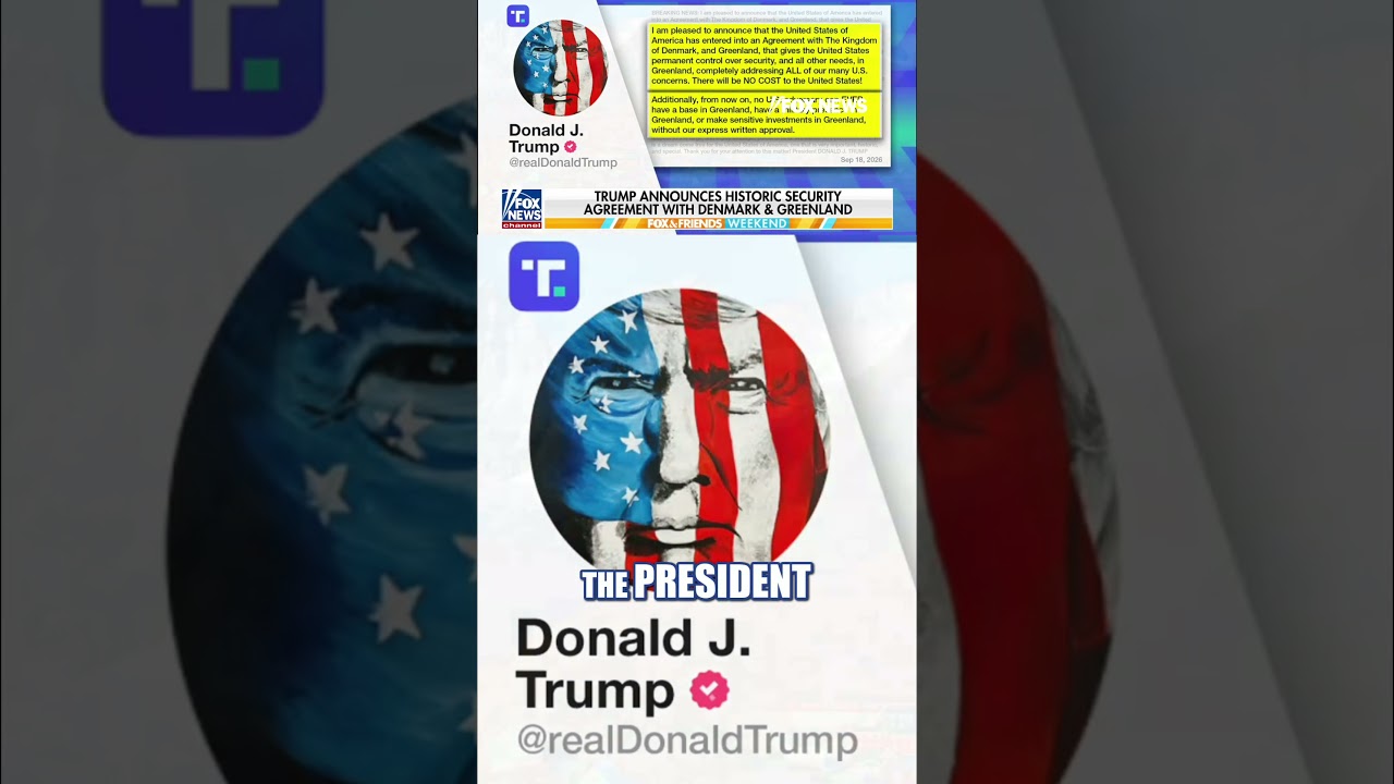 BREAKING: Trump announces historic Greenland deal