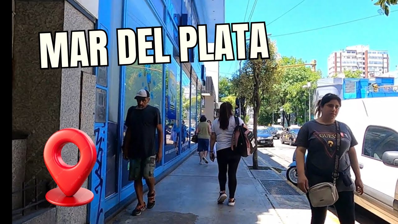 A días de la Navidad - así están las calles de Mar del Plata
