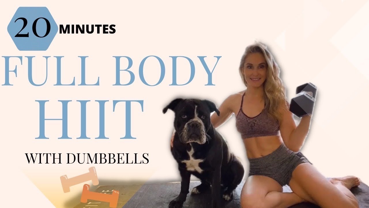 FULL BODY HIIT | With Dumbbells | Low Impact
