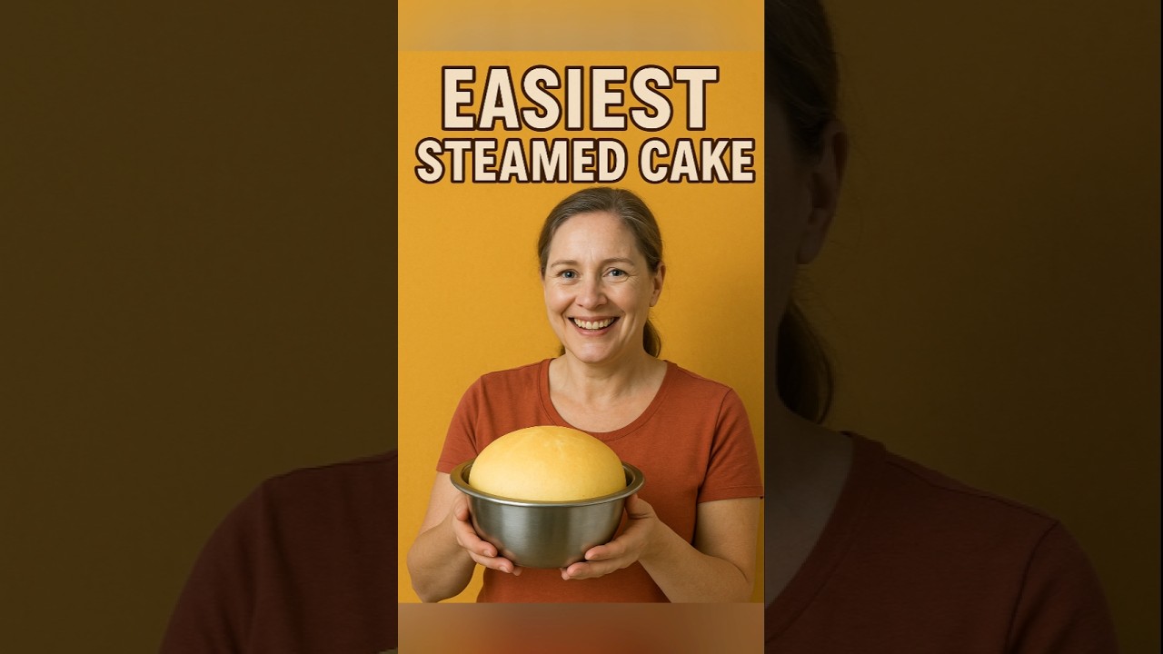 Steamed Cake Recipe in 30 Seconds 👌
