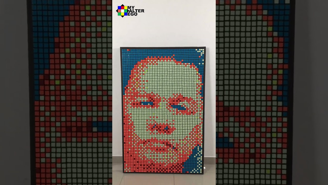 Kuya Val Santos Matubang Portrait with Rubik&rsquo;s Cube. #kalingap, #kuyaval, #valsantosmatubang