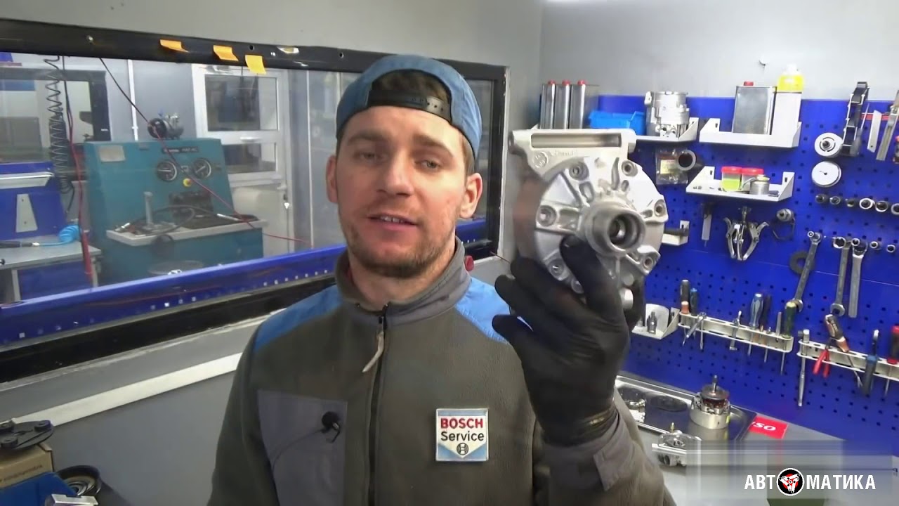Компрессор кондиционера Land Rover диагностика, снятие муфты, замена подшипника и ремонт