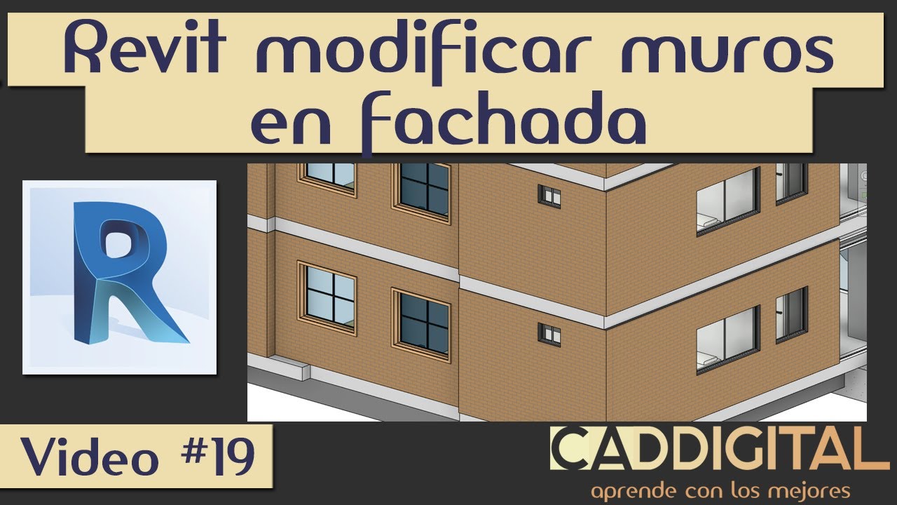 Revit modificar muros de fachada para tapar los bordes de piso