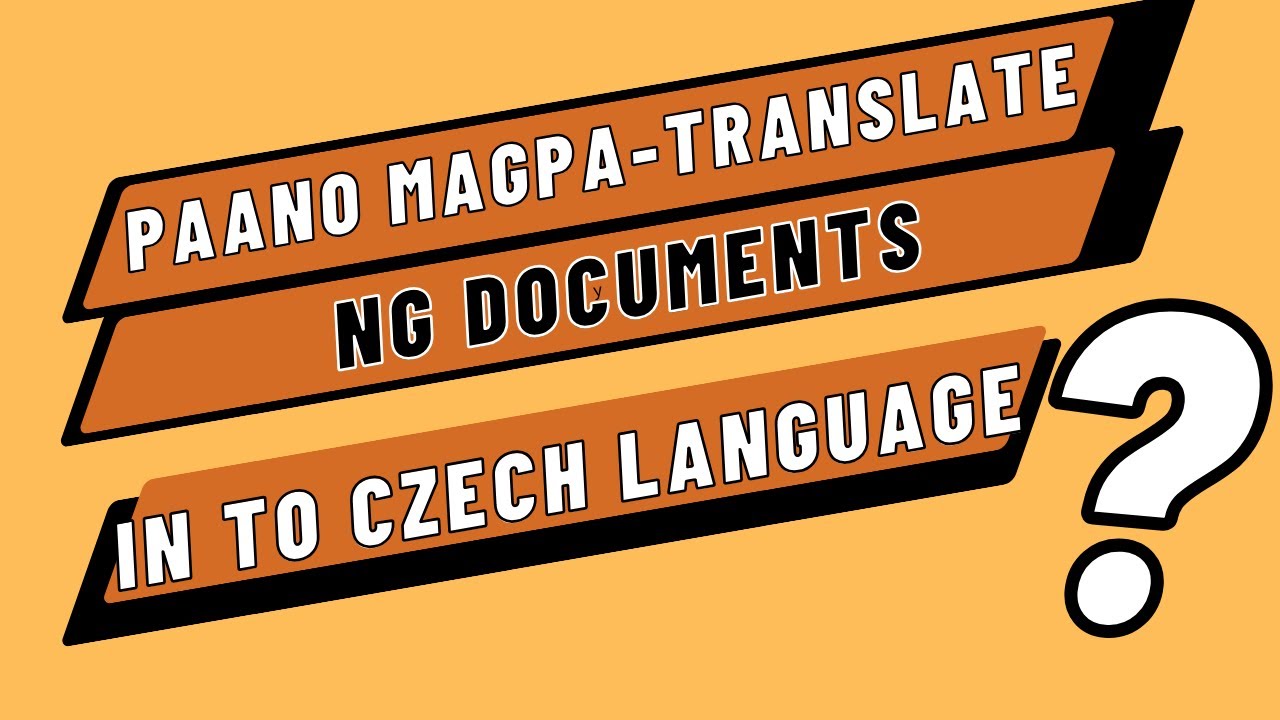 Paano magpa translate ng document na kailangan sa VFS