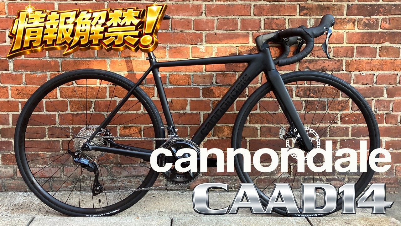 【情報解禁】カーボンキラーの異名を持つCAADシリーズ最新作！CAAD14をレビュー！ #caad14 #CANNONDALE