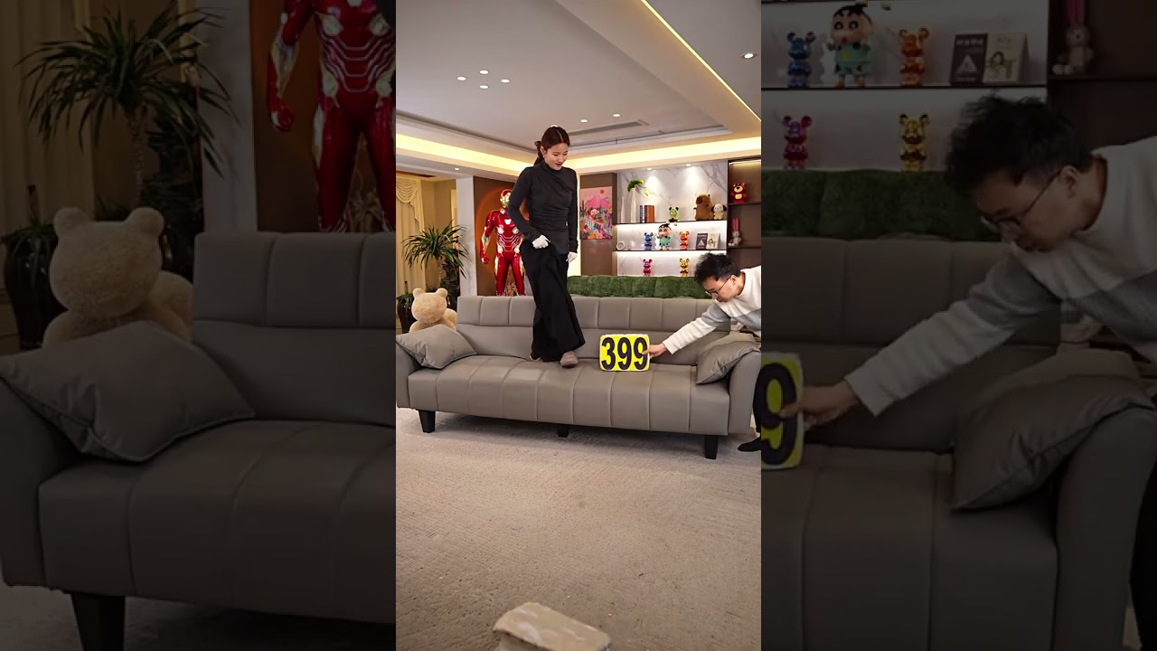 It's a multifunctional sofa that can transform into a bed or a recliner; the key is that now it's al