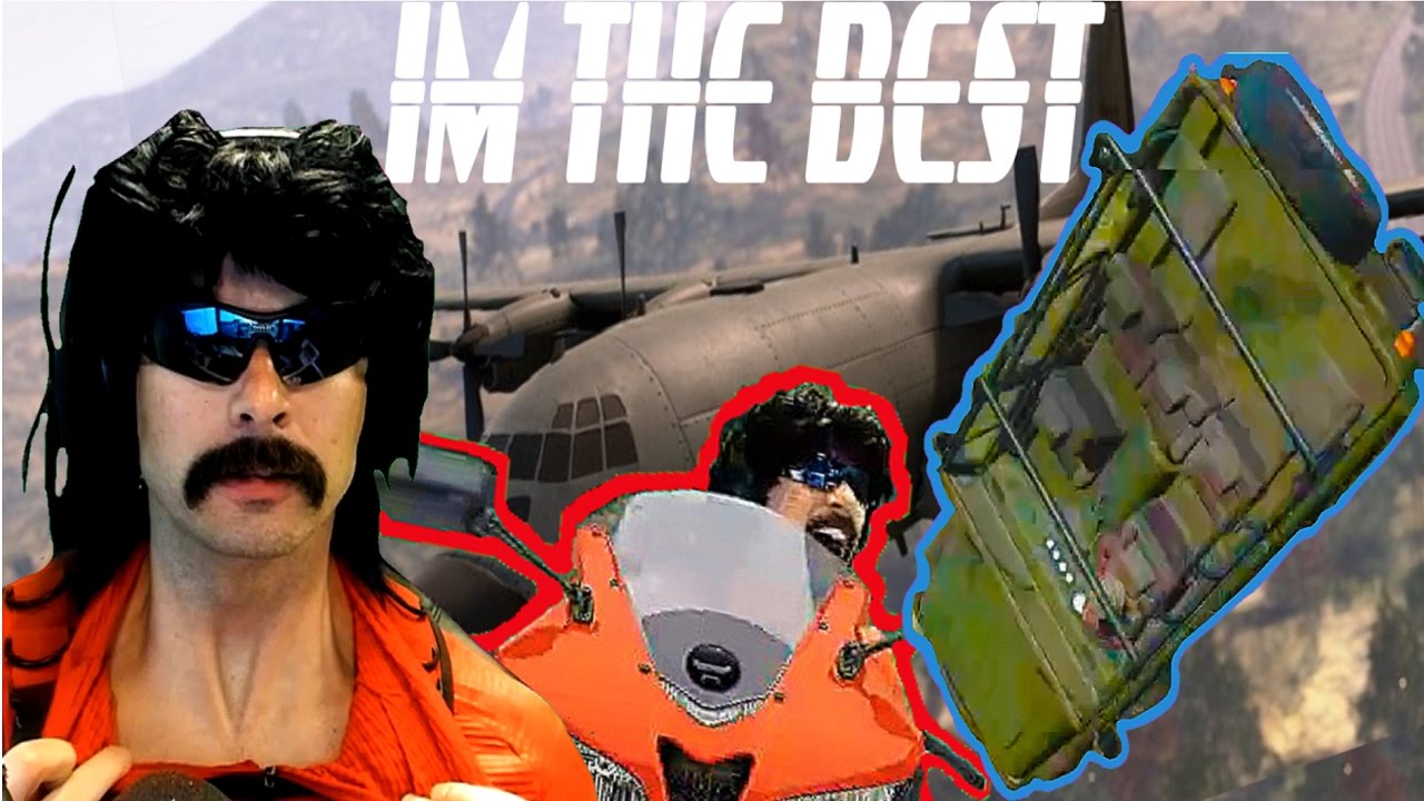Dr DisRespect - Best Solo Player in Battlegrounds (Flapping Gums. Massive Car Flip, High Kill Games)