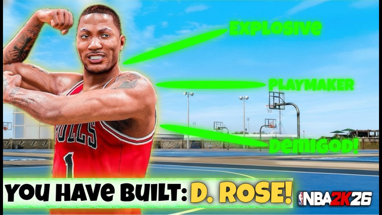 DERRICK ROSE IN NBA 2K 26! (CAP BREAKER BREAKDOWN INCLIDED)