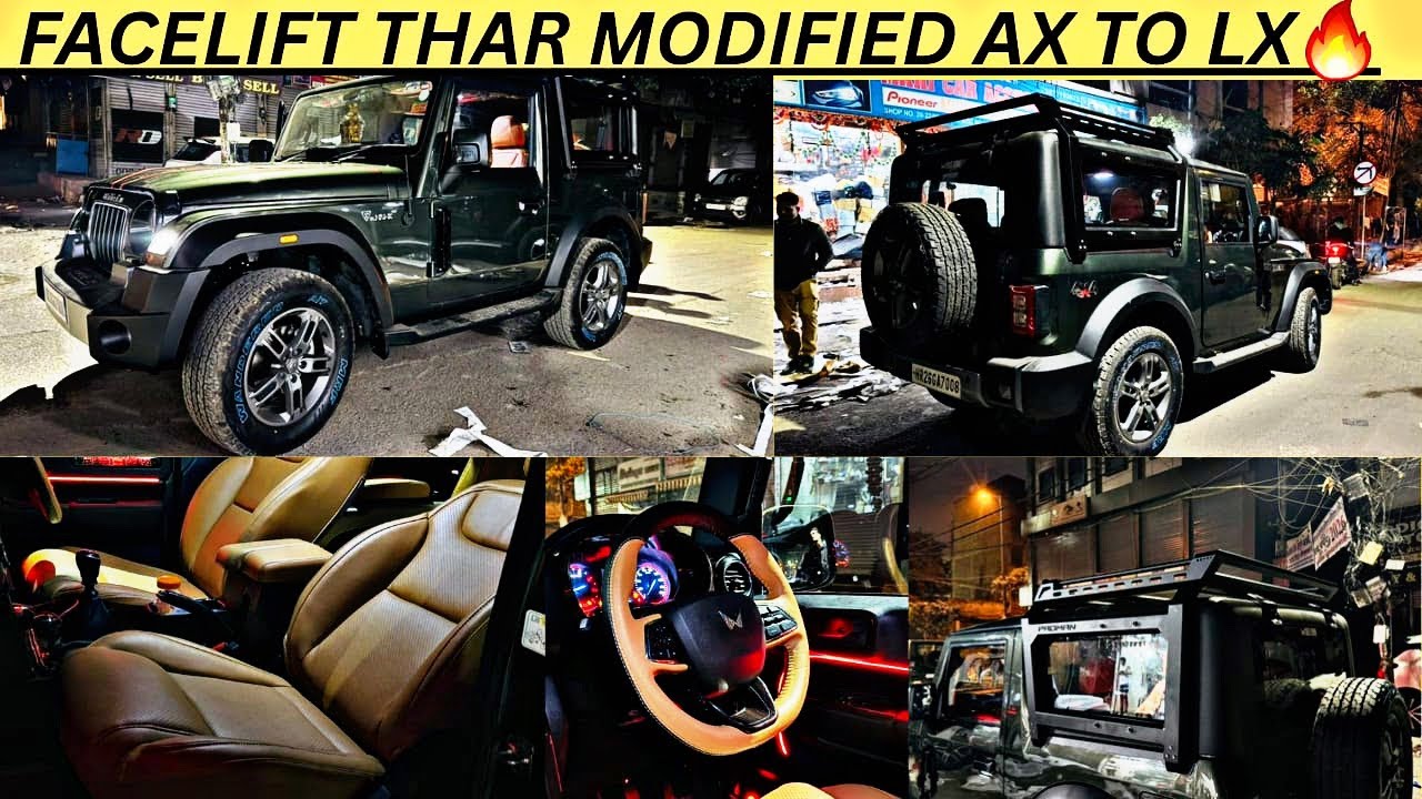 Facelift Modified Thar 2026 | Thar 2026 modification 🤩 Thar modification with Price  😱
